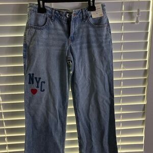 baggy jeans {dark wash}